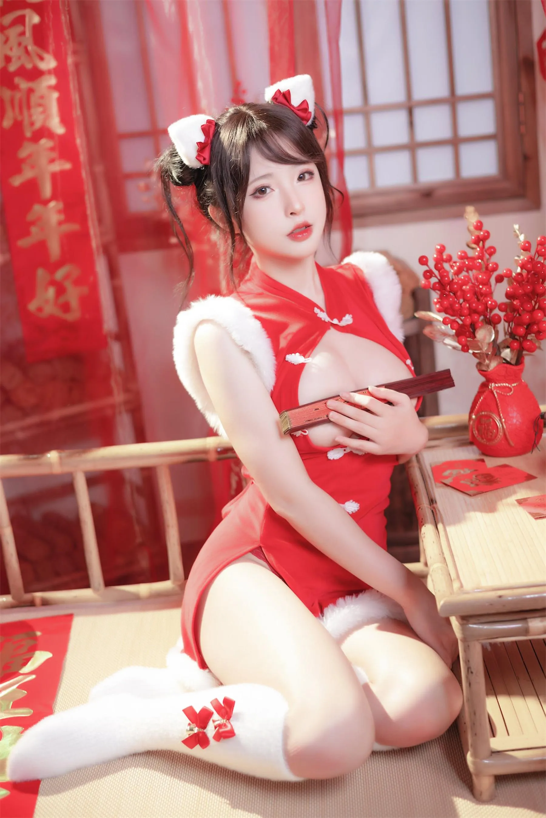 清水由乃 – NO.45 2023新年旗袍 [77P]插图5